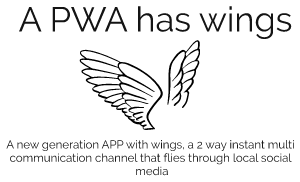 A PWA has wings on social media