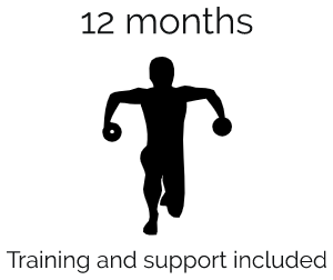 PWA 12 months free training and support 