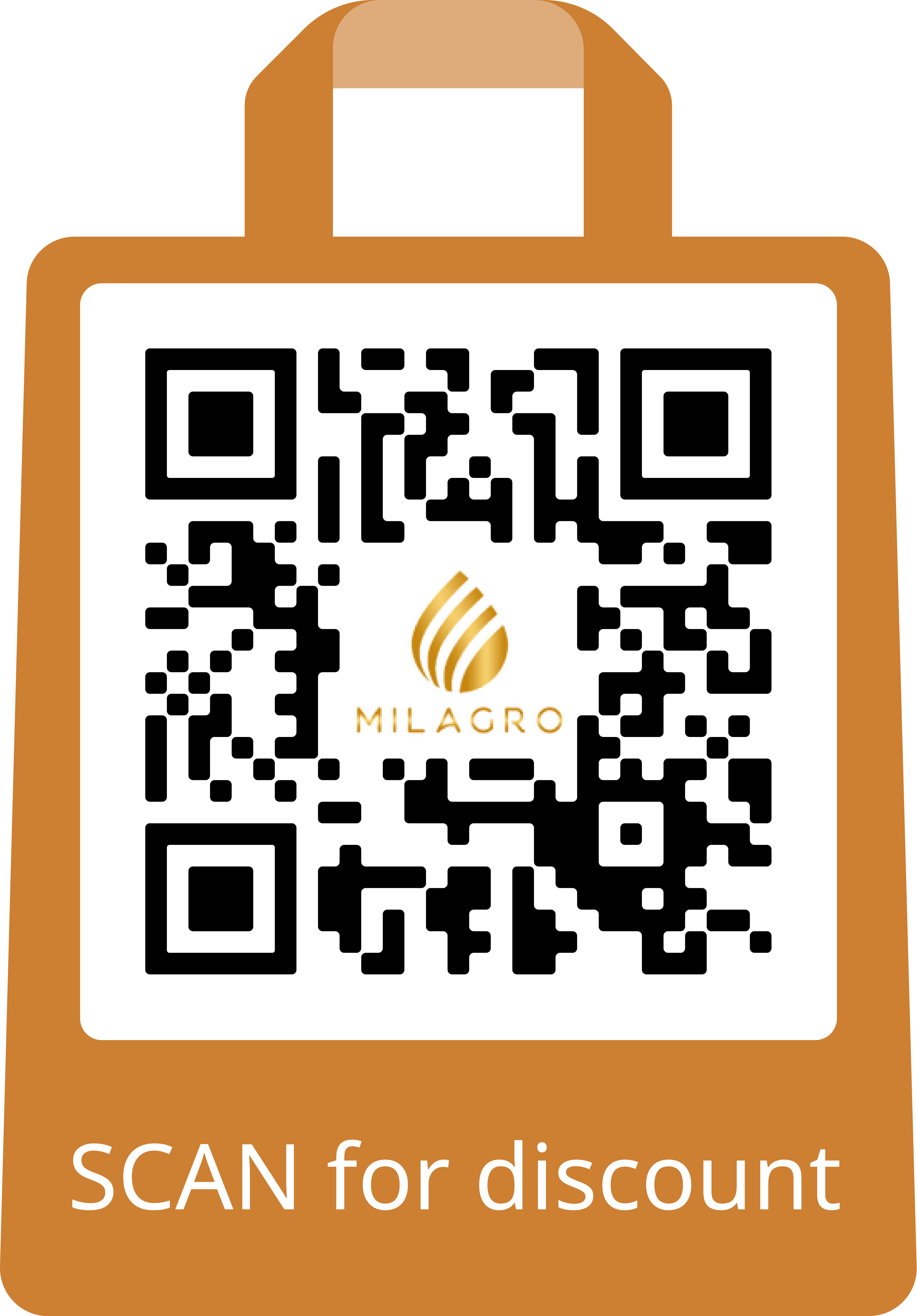 Scan for Discount call to action
